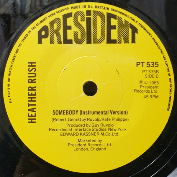 Heather Rush - Somebody (Is Taking Your Love Away) - Used Vinyl Recor image 4