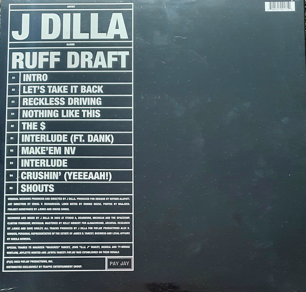 J Dilla - Ruff Draft: Dilla's Mix - Vinyl Record lp image 2