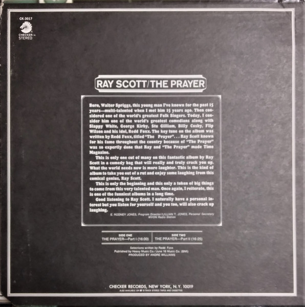 Ray Scott (5) - Prayer - Used Vinyl Record lp image 2