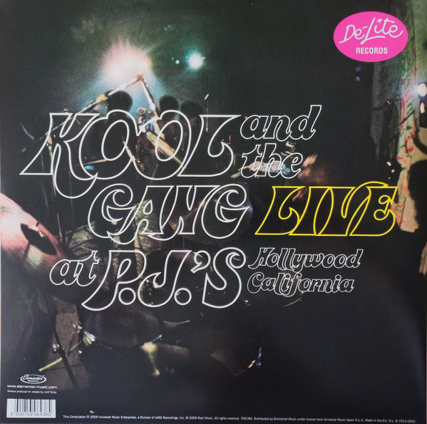Kool & The Gang - Live At P.J.'s - Vinyl Record lp image 2