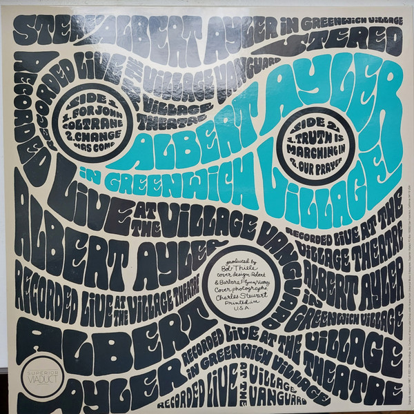 Albert Ayler - In Greenwich Village - Vinyl Record lp image 2