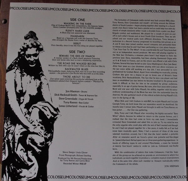 Colosseum - Those Who Are About To Die, Salute You - Vinyl Record lp image 4