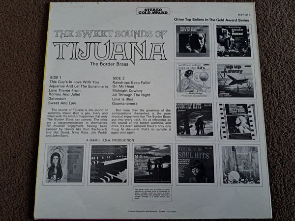Border Brass - Sweet Sounds Of Tijuana - Used Vinyl Record lp image 2