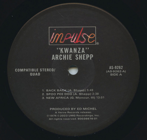 Archie Shepp - Kwanza - Vinyl Record lp image 5