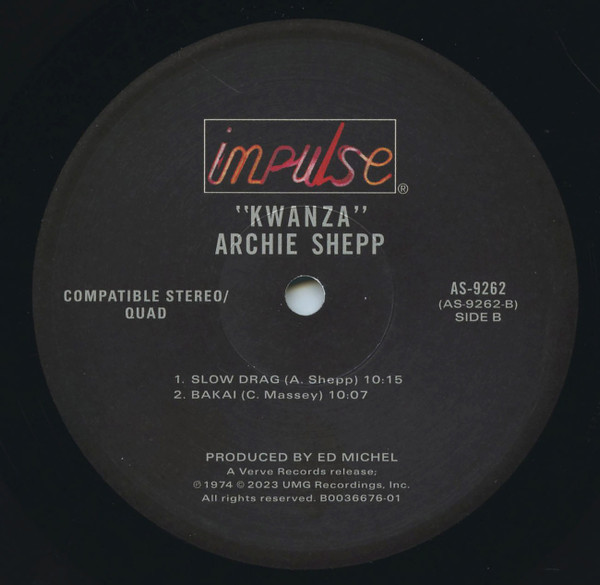 Archie Shepp - Kwanza - Vinyl Record lp image 6