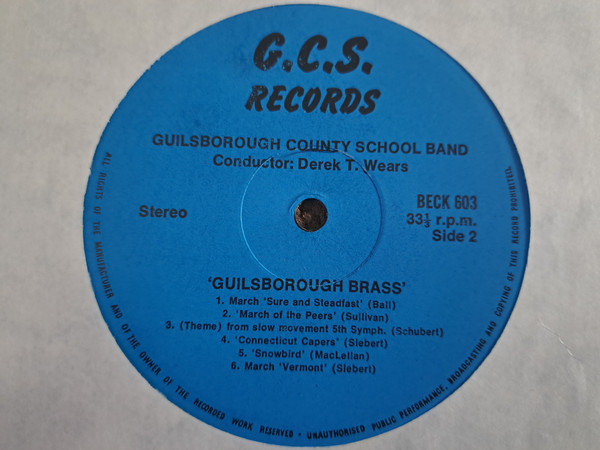 Guilsborough County - Guilsborough Brass - Used Vinyl Record lp image 4