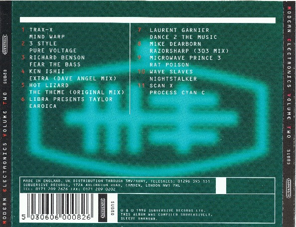 Various - Modern Electronics Volume Two - CD image 3