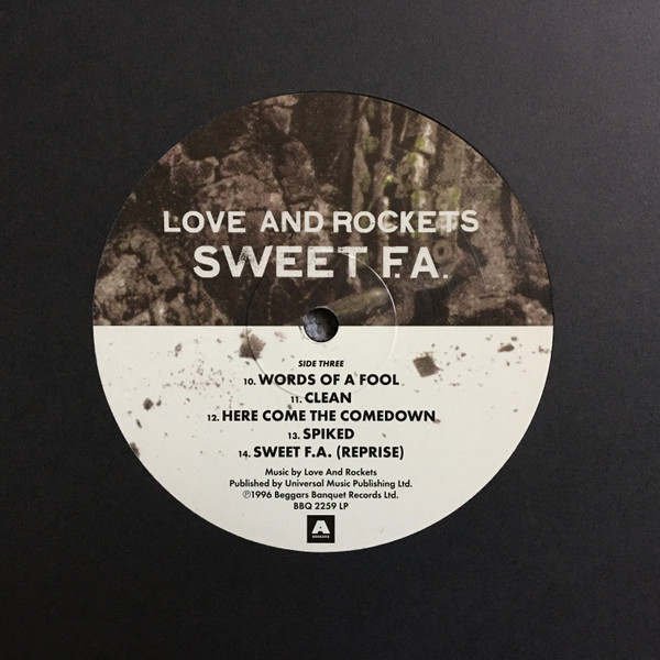 Love And Rockets - Sweet F.A. - Used Vinyl Record 2xlp image 10