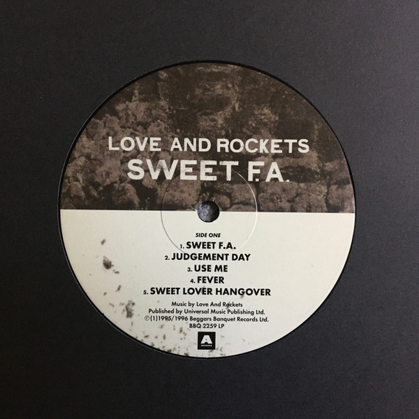 Love And Rockets - Sweet F.A. - Used Vinyl Record 2xlp image 8