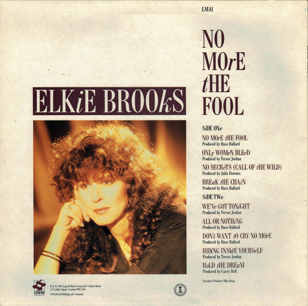 Elkie Brooks - No More The Fool - Used Vinyl Record lp image 2