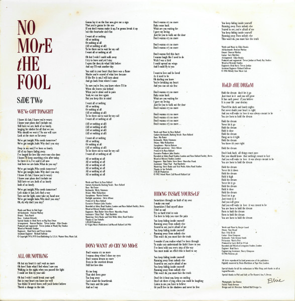 Elkie Brooks - No More The Fool - Used Vinyl Record lp image 6