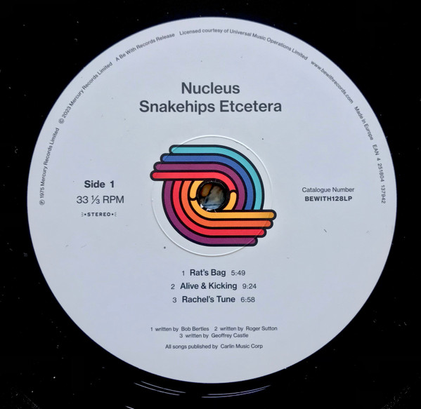 Nucleus - Snakehips Etcetera - Vinyl Record lp image 3