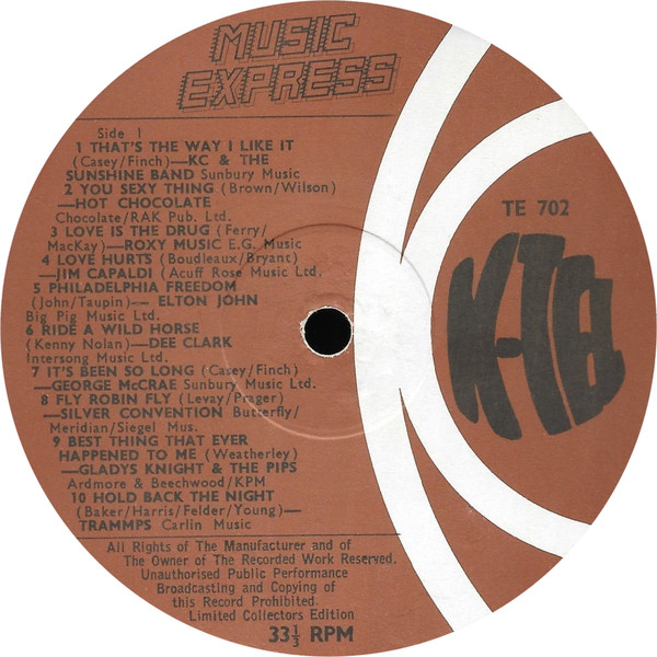 Various - Music Express - Used Vinyl Record image 3