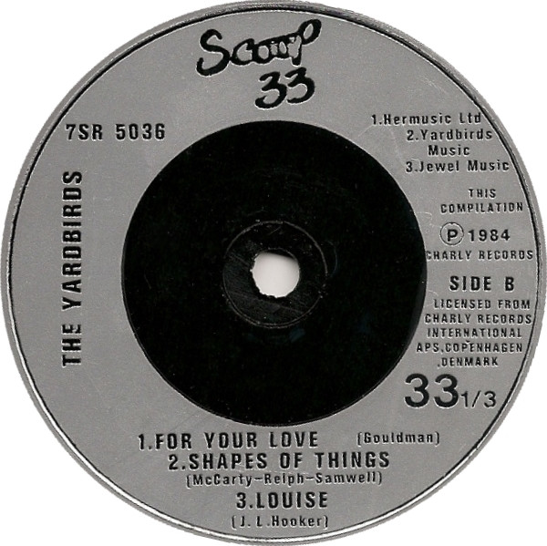 Yardbirds - Used Vinyl Record 7" image 4