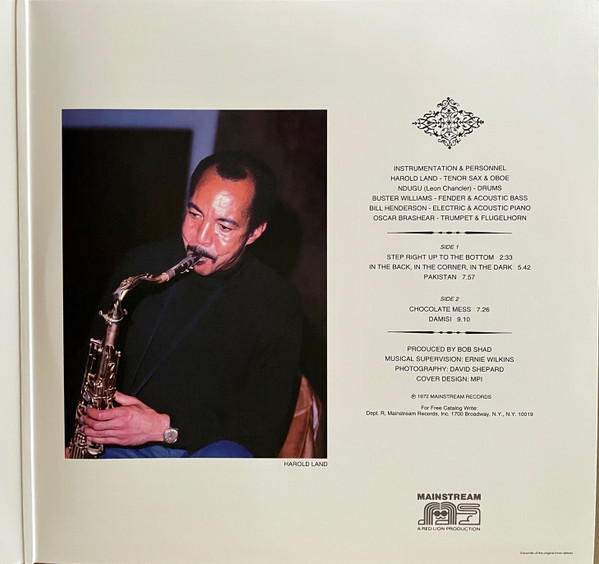 Harold Land - Damisi - Vinyl Record lp image 4