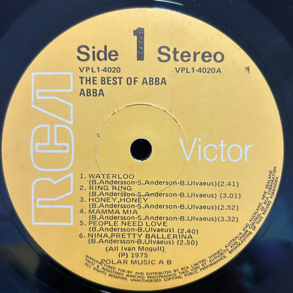 ABBA - Best Of - Used Vinyl Record lp image 3