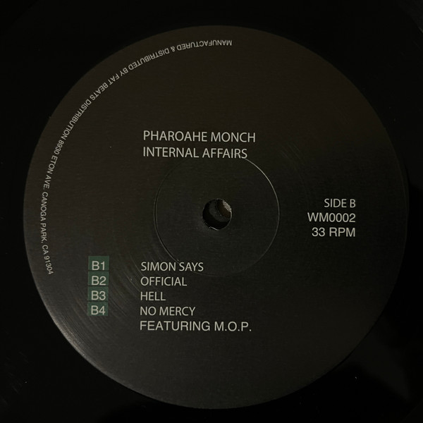 Pharoahe Monch - Internal Affairs - Vinyl Record 2xlp image 4