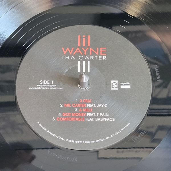Lil Wayne - Tha Carter III - Vinyl Record 2xlp image 5