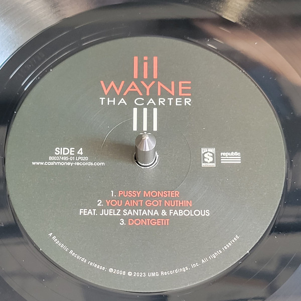 Lil Wayne - Tha Carter III - Vinyl Record 2xlp image 8