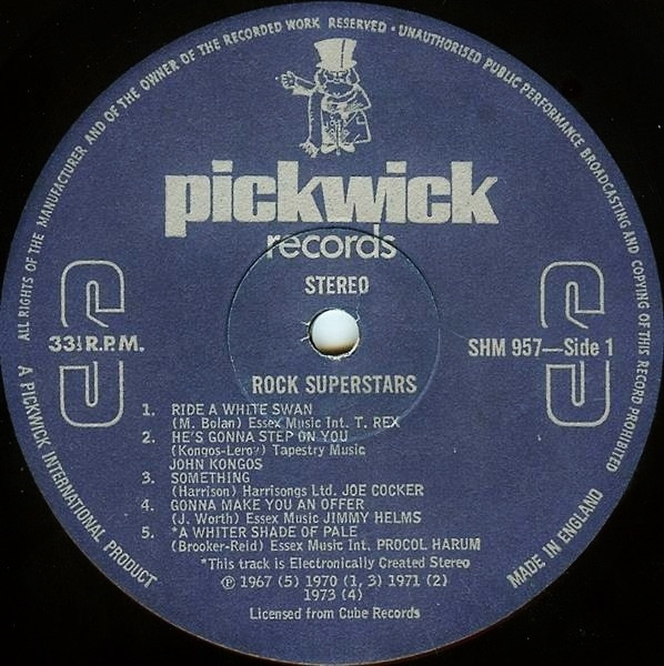 Various - Rock Superstars Vol.1 - Used Vinyl Record image 3