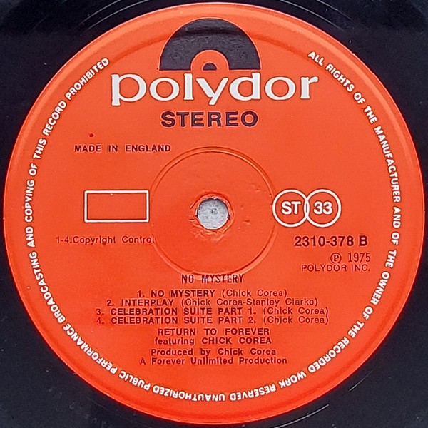 Return To Forever Fe - No Mystery - Used Vinyl Record lp image 4