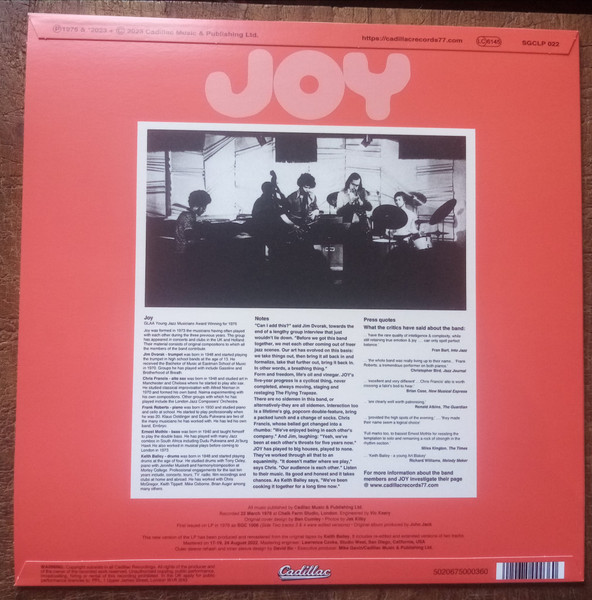 Joy (12) - Joy - Vinyl Record lp image 2