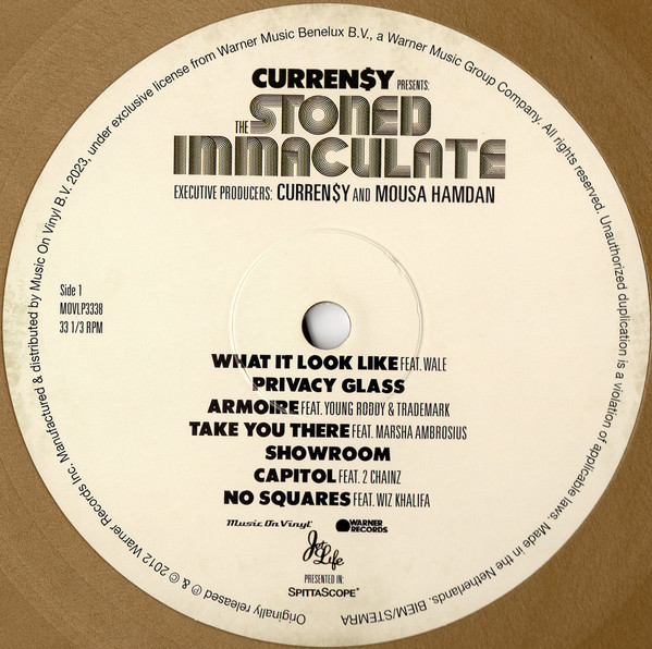 Curren$y - Stoned Immaculate - Vinyl Record lp image 3