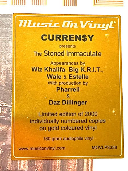 Curren$y - Stoned Immaculate - Vinyl Record lp image 5