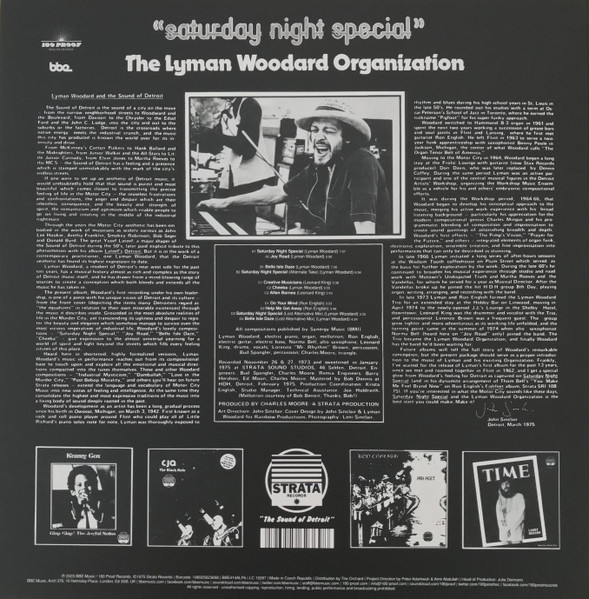 Lyman Woodard Organi - Saturday Night Special - Vinyl Record 2xlp image 4