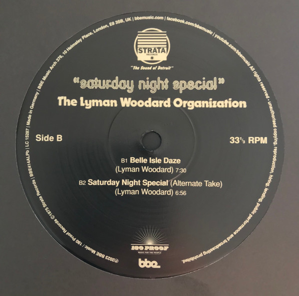 Lyman Woodard Organi - Saturday Night Special - Vinyl Record 2xlp image 6