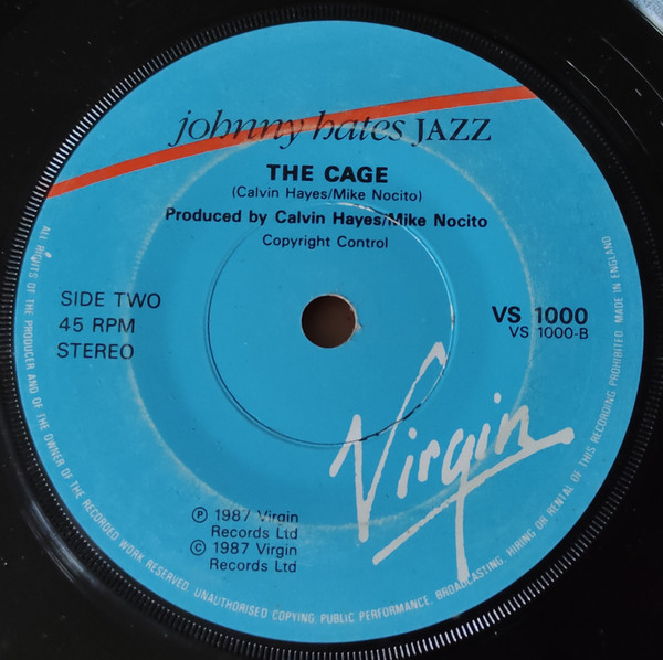 Johnny Hates Jazz - I Don't Want To Be A Hero - Used Vinyl Record 7" image 2