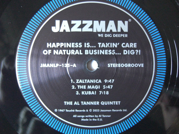 Al Tanner Quintet Fe - Happiness Is... Takin' Care Of Natural Busine image 4
