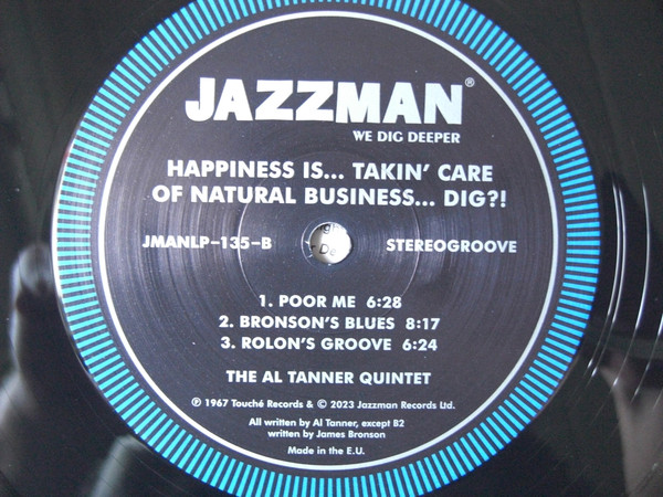 Al Tanner Quintet Fe - Happiness Is... Takin' Care Of Natural Busine image 5