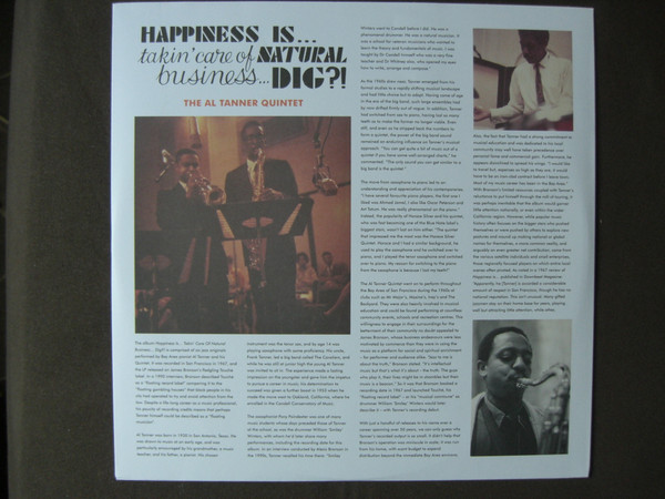 Al Tanner Quintet Fe - Happiness Is... Takin' Care Of Natural Busine image 8