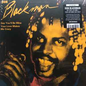 Don Blackman - Say You'll Be Mine - Vinyl Record 7" image 1