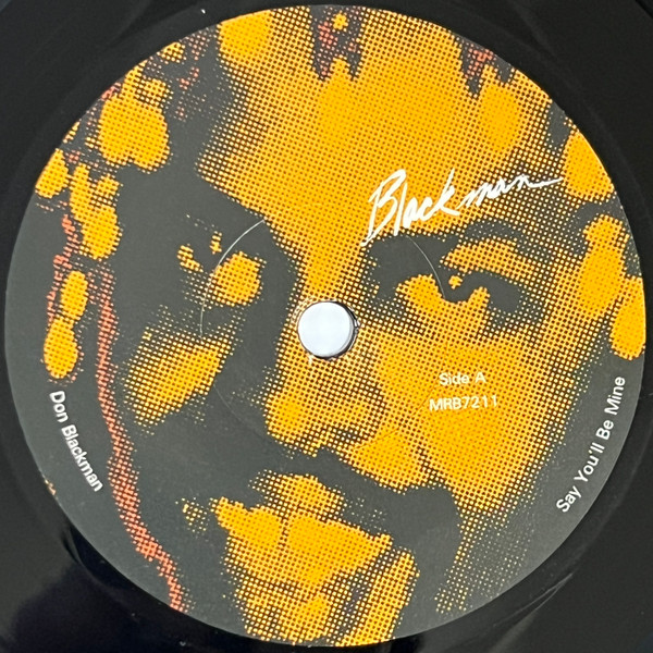 Don Blackman - Say You'll Be Mine - Vinyl Record 7" image 3