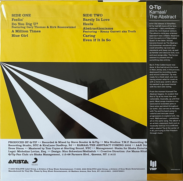 Q-Tip - Kamaal/The Abstract - Vinyl Record lp image 2