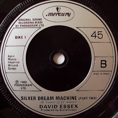 David Essex - Silver Dream Machine - Used Vinyl Record 7" image 2