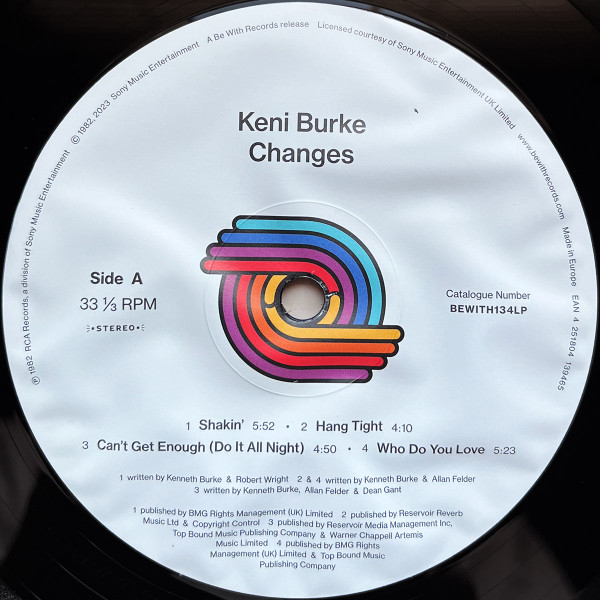 Keni Burke - Changes - Vinyl Record lp image 3