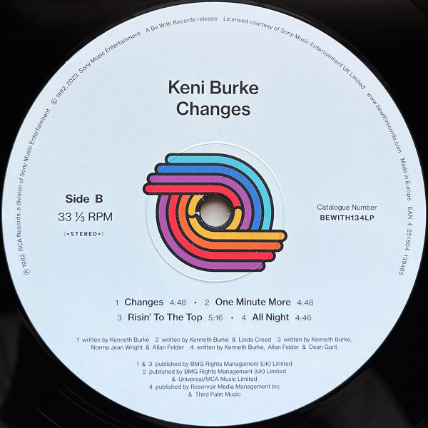 Keni Burke - Changes - Vinyl Record lp image 4