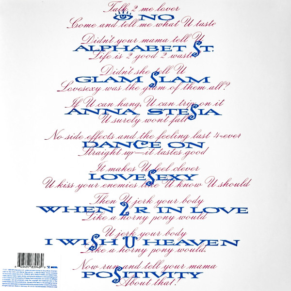 Prince - Lovesexy - Vinyl Record lp image 2