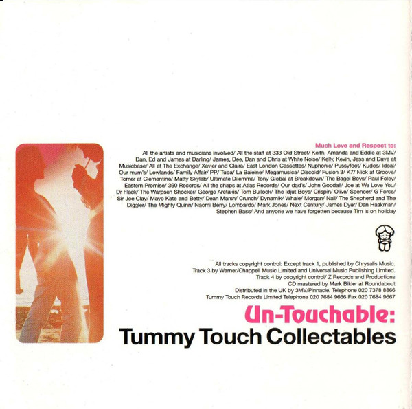 Various - Un-Touchable: Tummy Touch Collectables - CD image 4