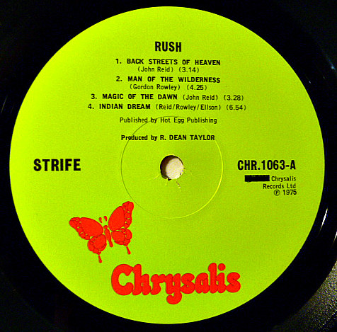 Strife - Rush - Used Vinyl Record image 3
