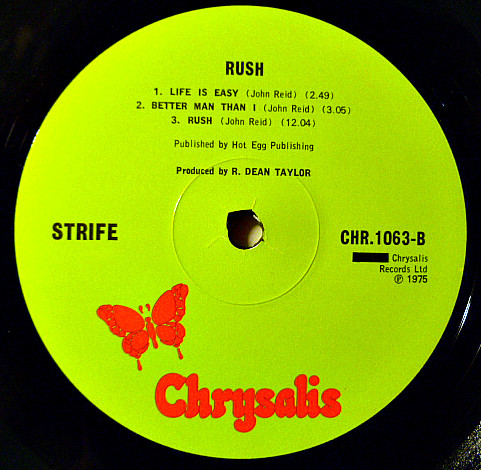 Strife - Rush - Used Vinyl Record image 4