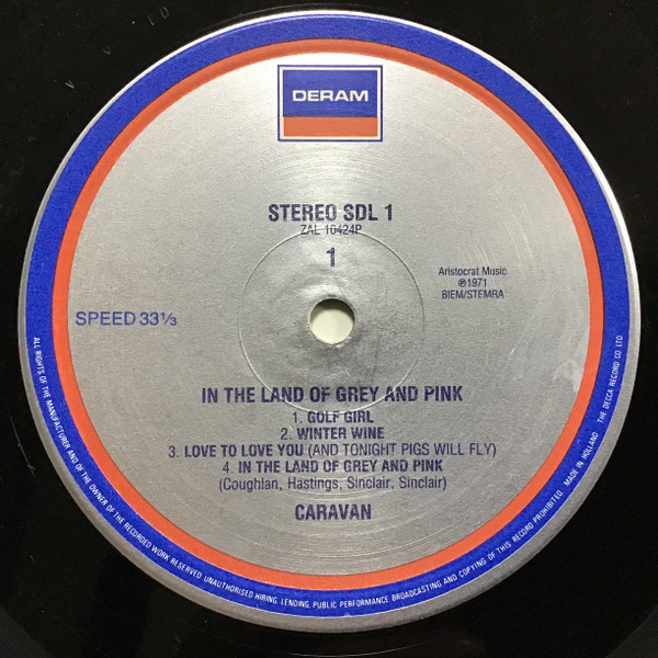 Caravan - In The Land Of Grey And Pink - Used Vinyl Record image 3