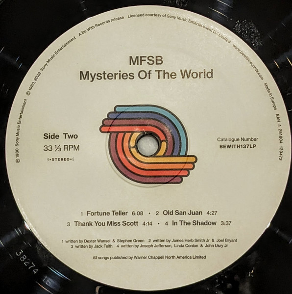 MFSB - Mysteries Of The World - Vinyl Record lp image 5