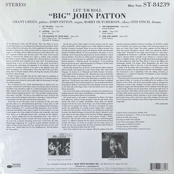 John Patton - Let 'Em Roll - Vinyl Record lp image 4