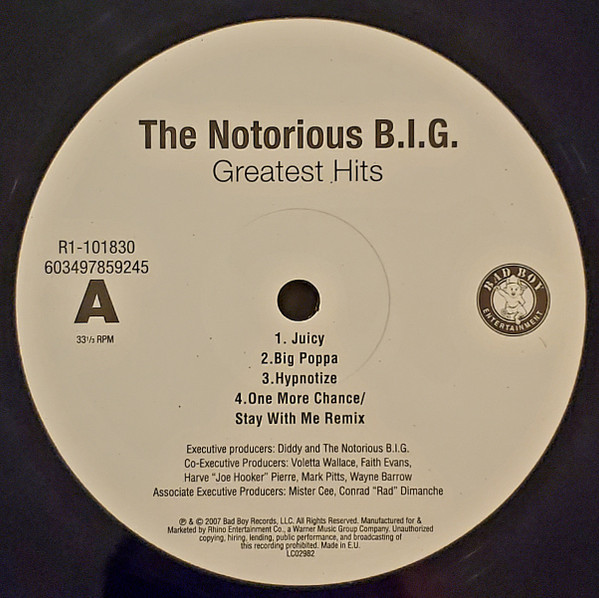 Notorious B.I.G. - Greatest Hits - Vinyl Record 2xlp image 3