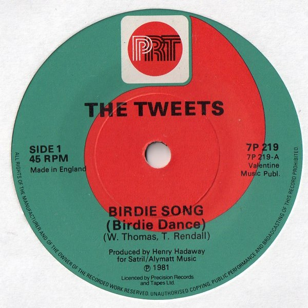 Tweets - Birdie Song - Used Vinyl Record 7" image 3