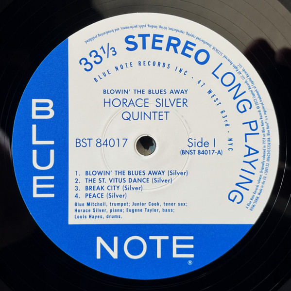 Horace Silver Quinte - Blowin' The Blues Away - Vinyl Record lp image 3